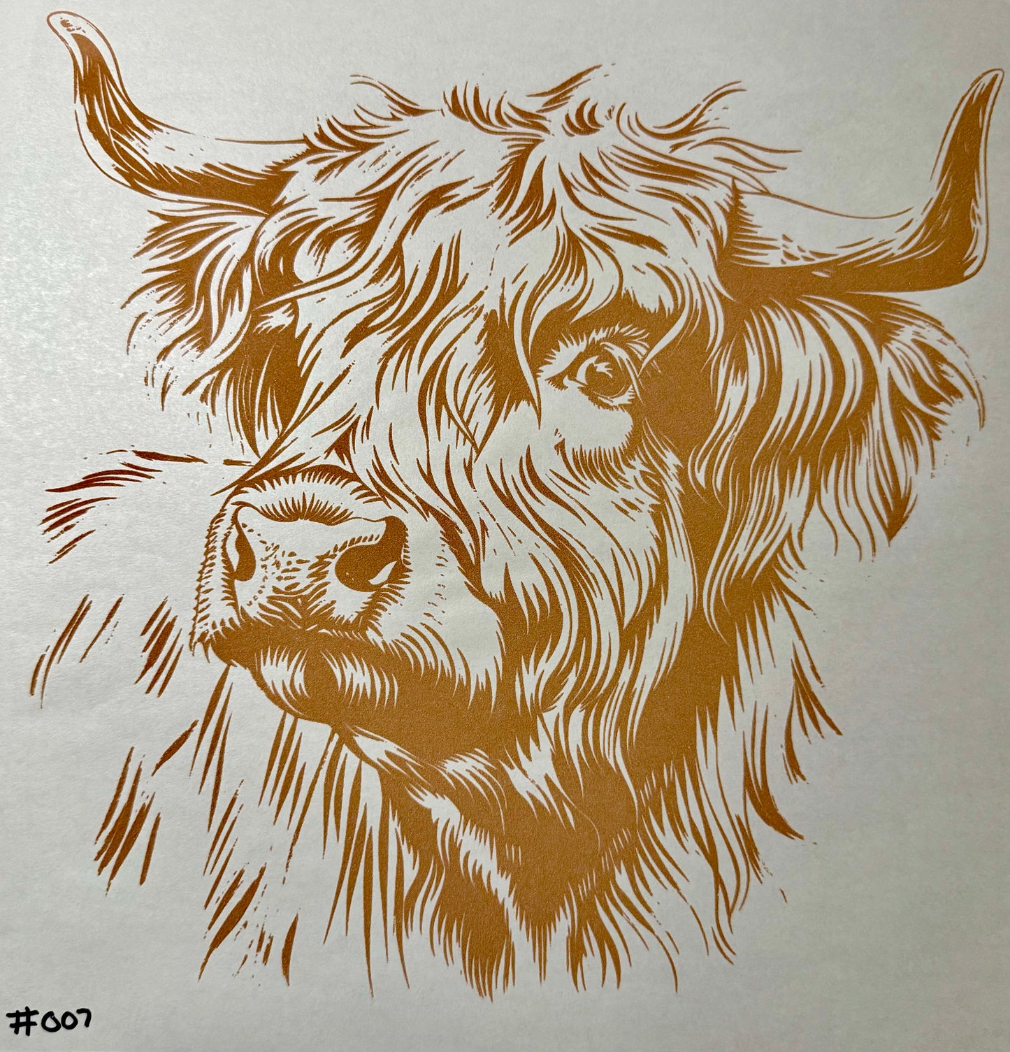 Highland Cow Print #007