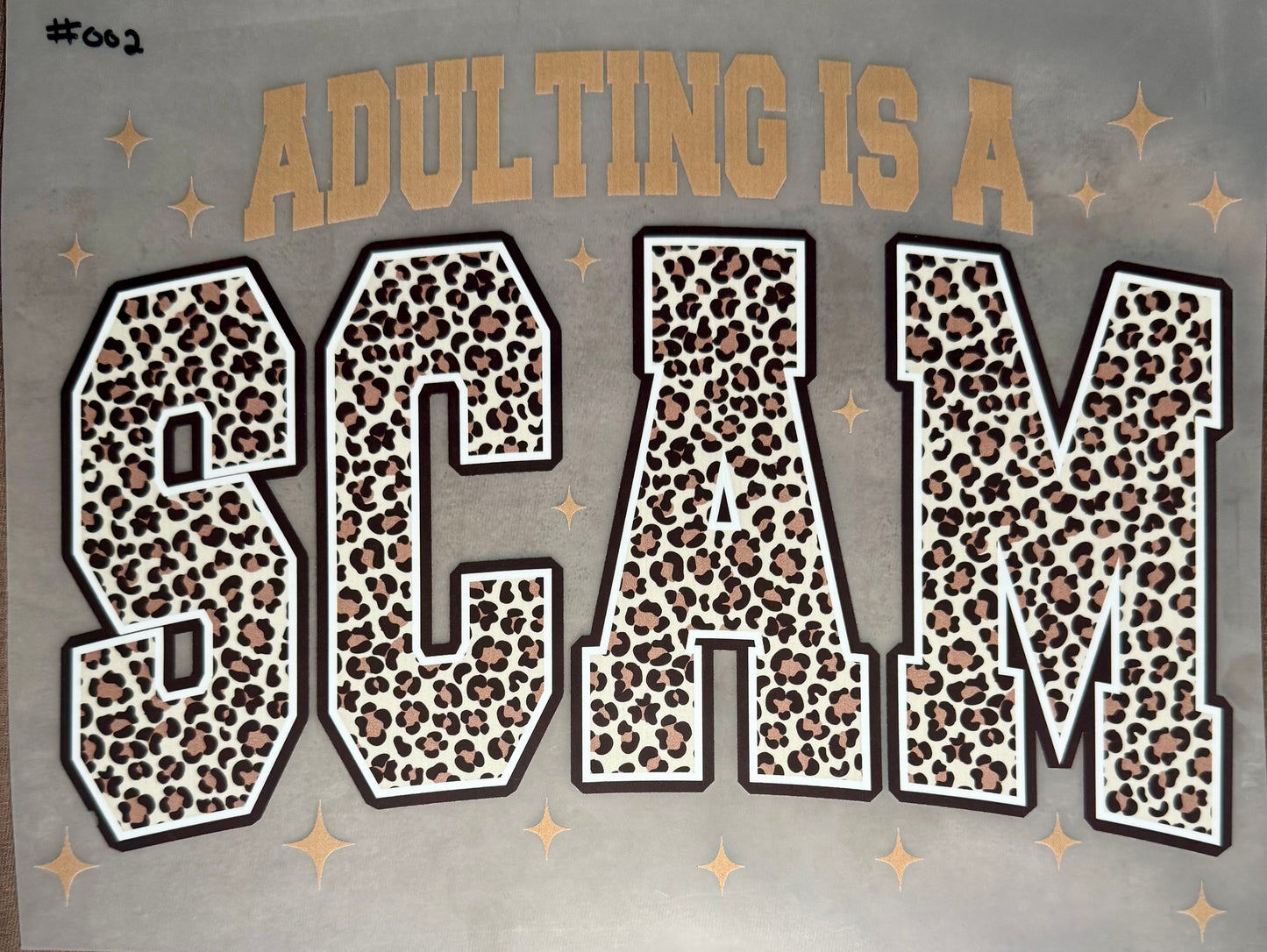 Adulting Is a Scam Print #002
