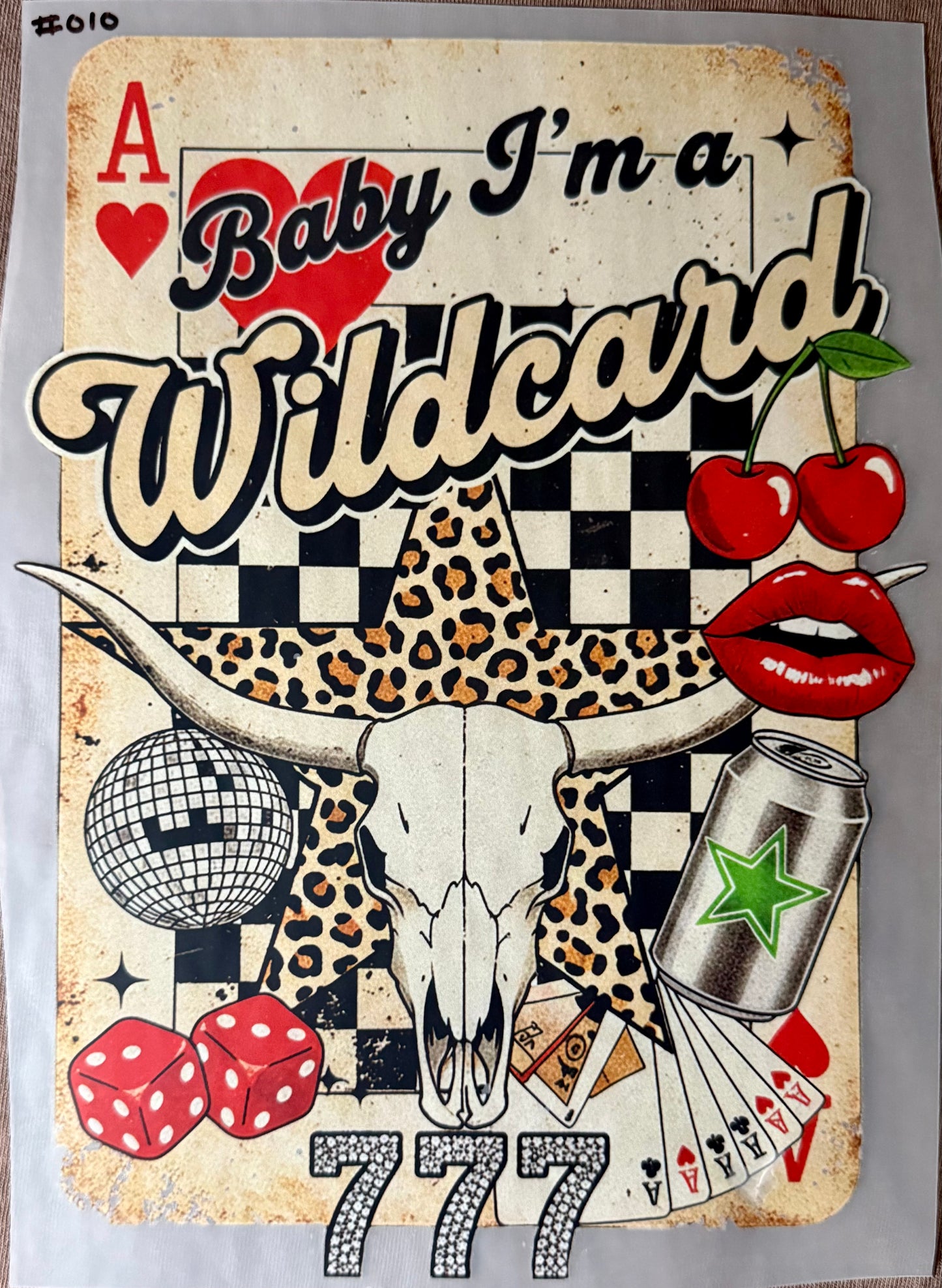 Baby I'm a Wildcard Print #010