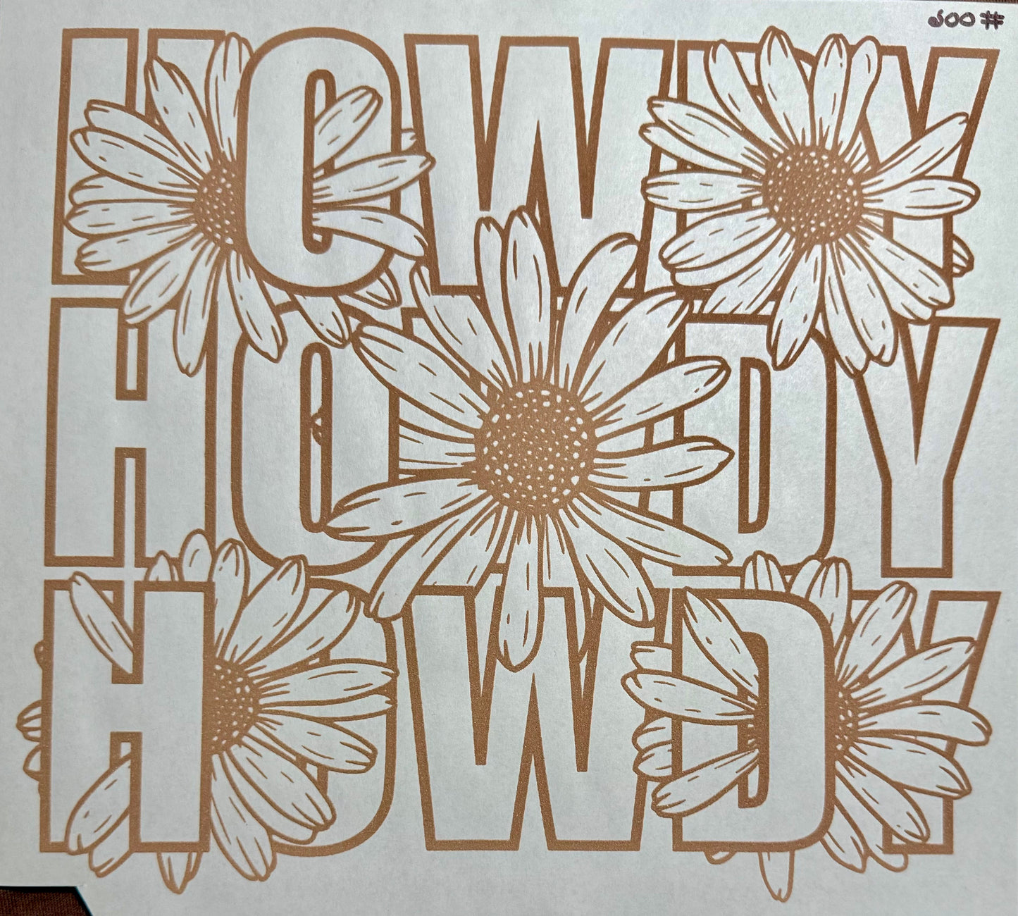 Howdy Daisy Print #006