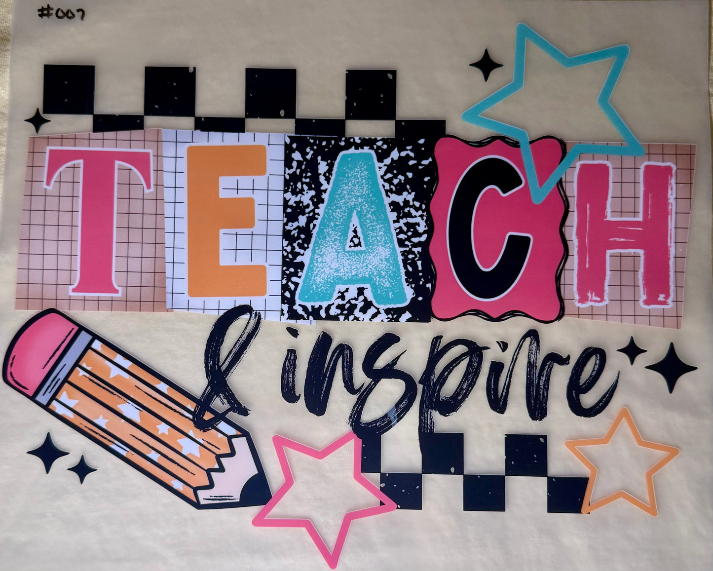 Teach and Inspire Print #007
