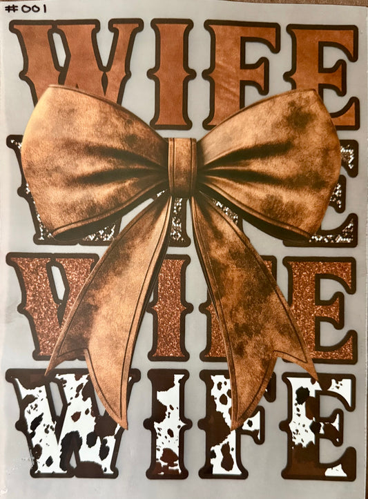 Wife Wife Wife Print #001