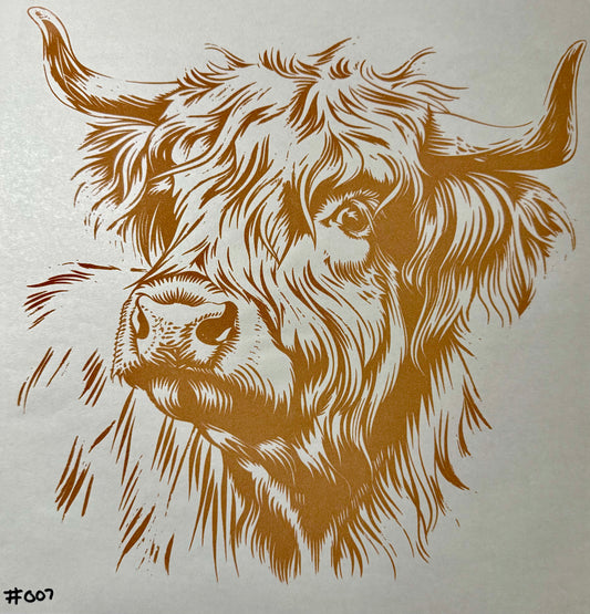 Highland Cow Print #007