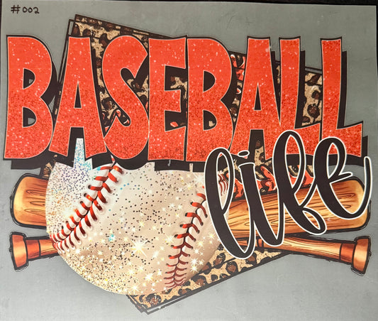 Baseball Life Print #002
