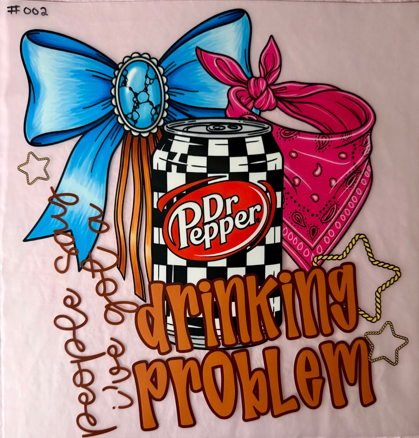 Dr Pepper Drinking Problem Print #002