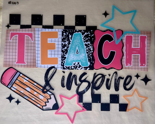 Teach and Inspire Print #007